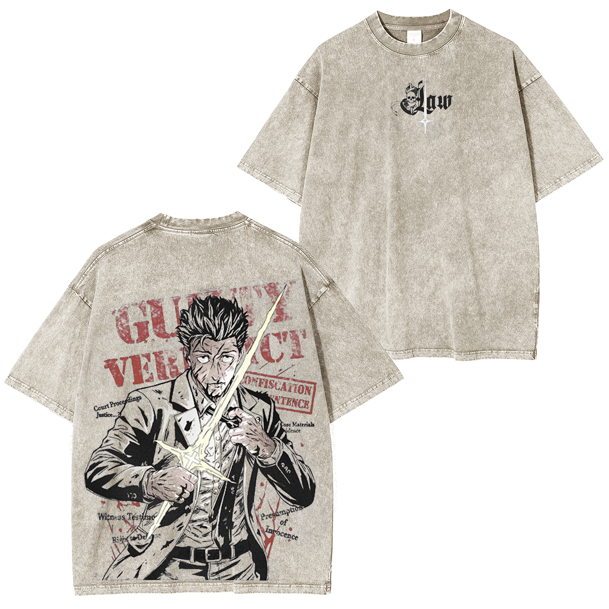 Gojo Satoru Jujutsu Kaisen Washed T-shirt/Crewneck/Hoodie