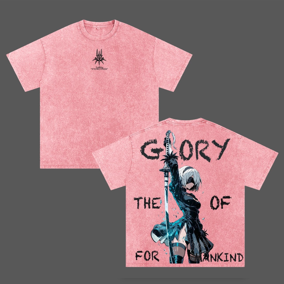 YoRHa Washed T-shirt/Crewneck/Hoodie