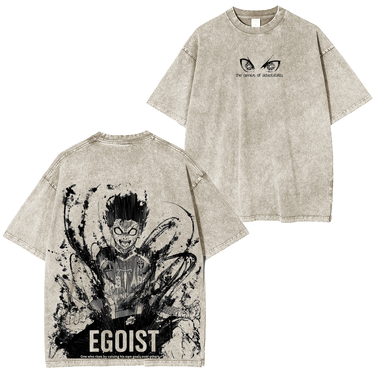 Blue Lock Washed T-shirt/Crewneck/Hoodie