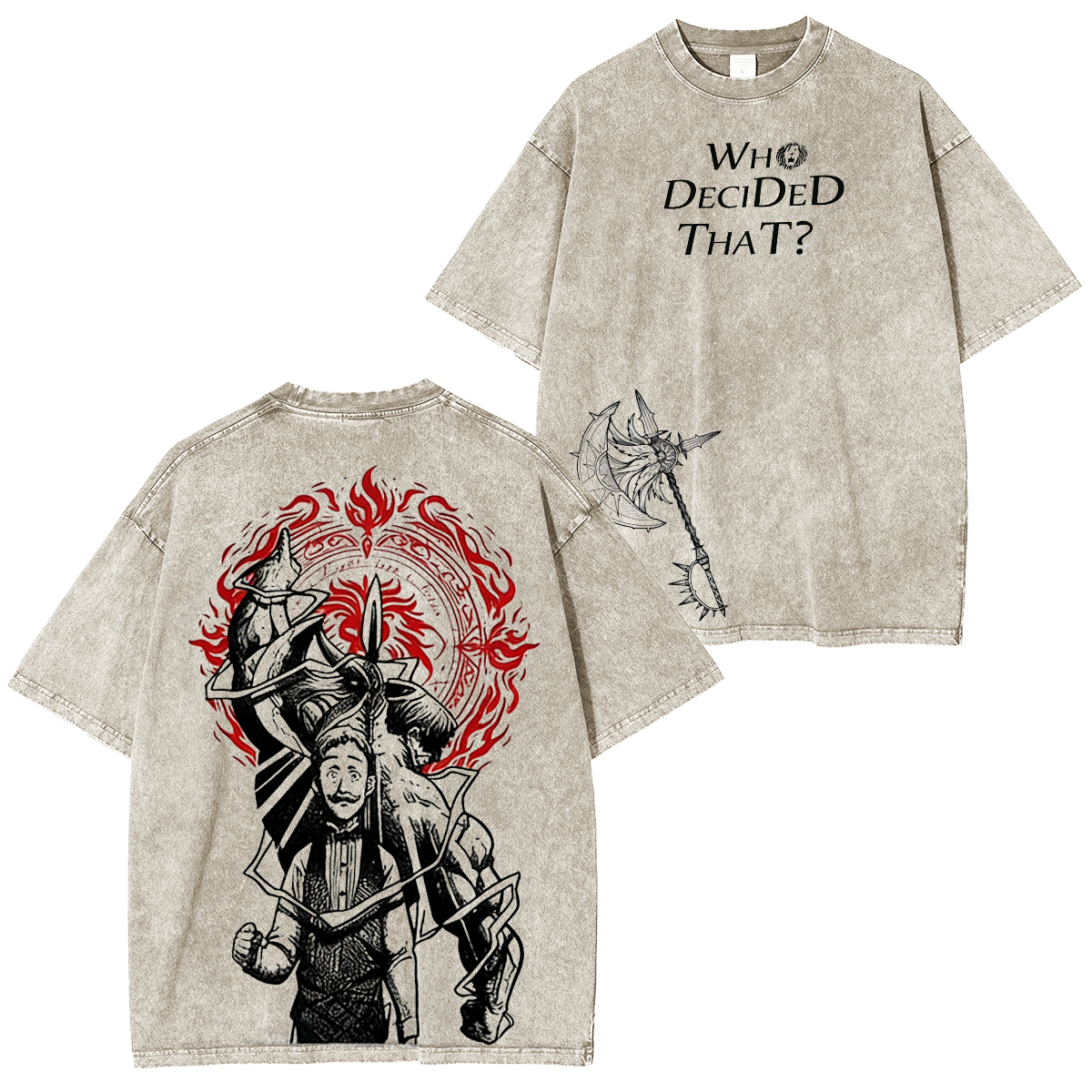 The Seven Deadly Sins Washed T-shirt/Crewneck/Hoodie