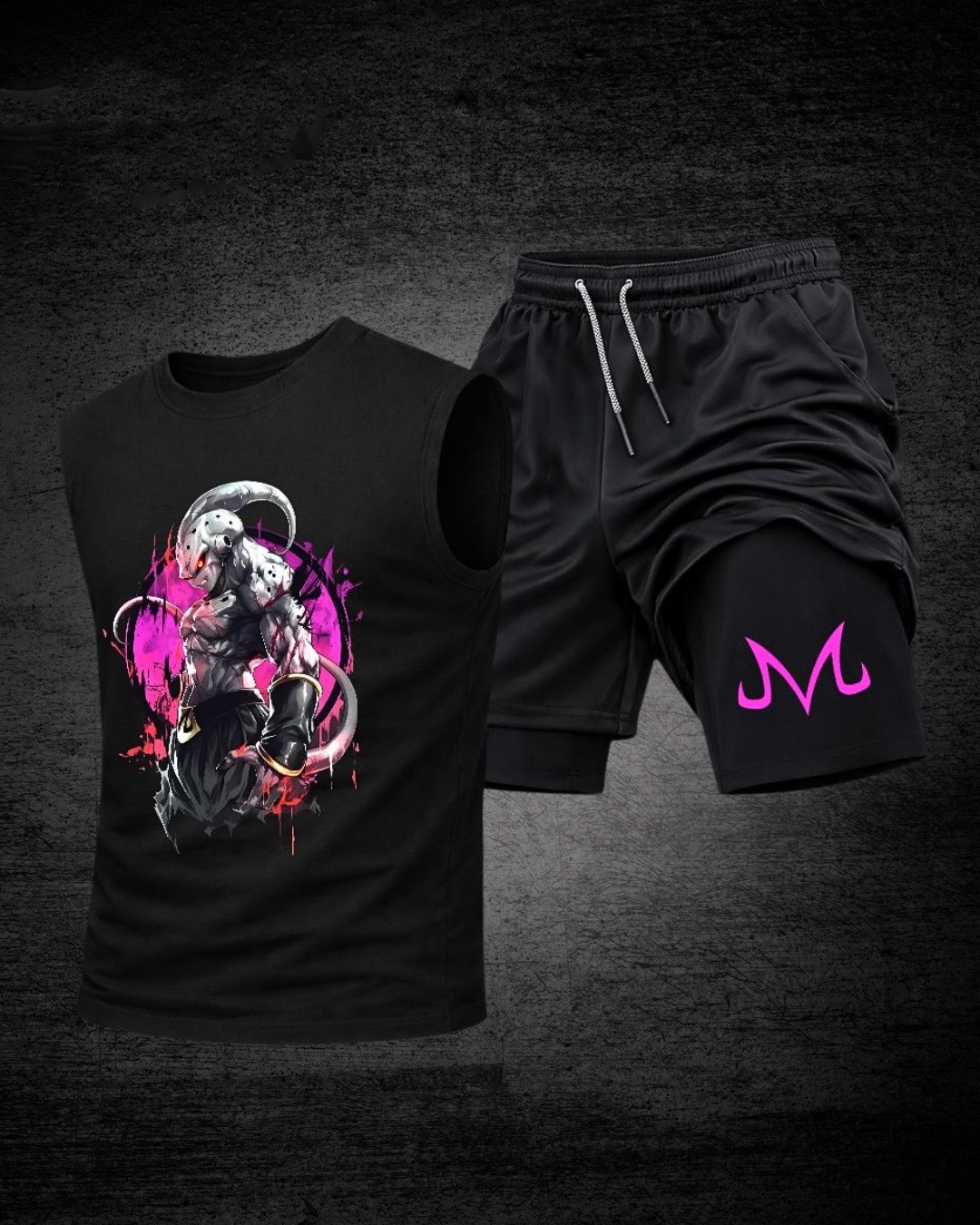 Dragon Ball Z Themed Sports Vest and Shorts Set