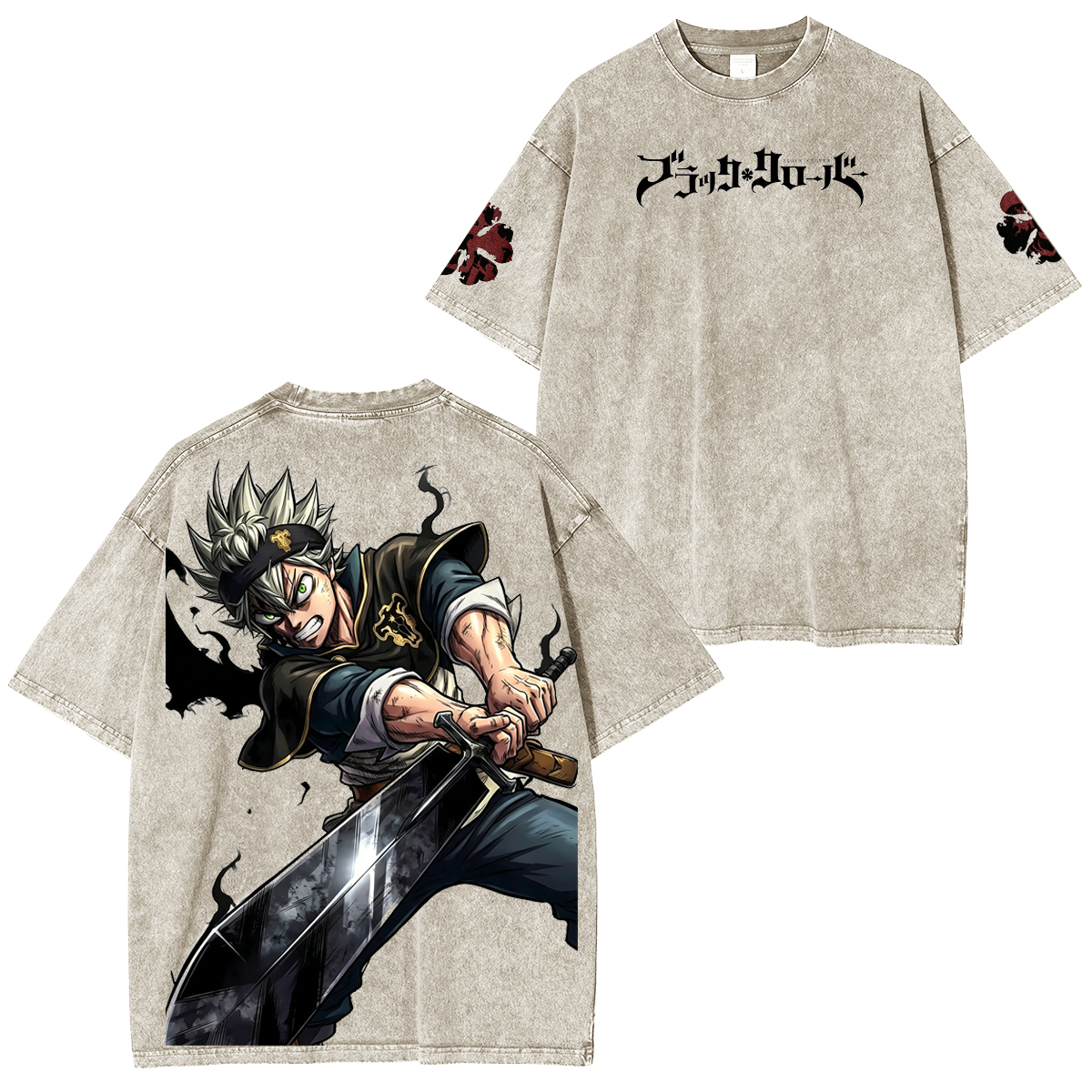 Black Clover Washed T-shirt
