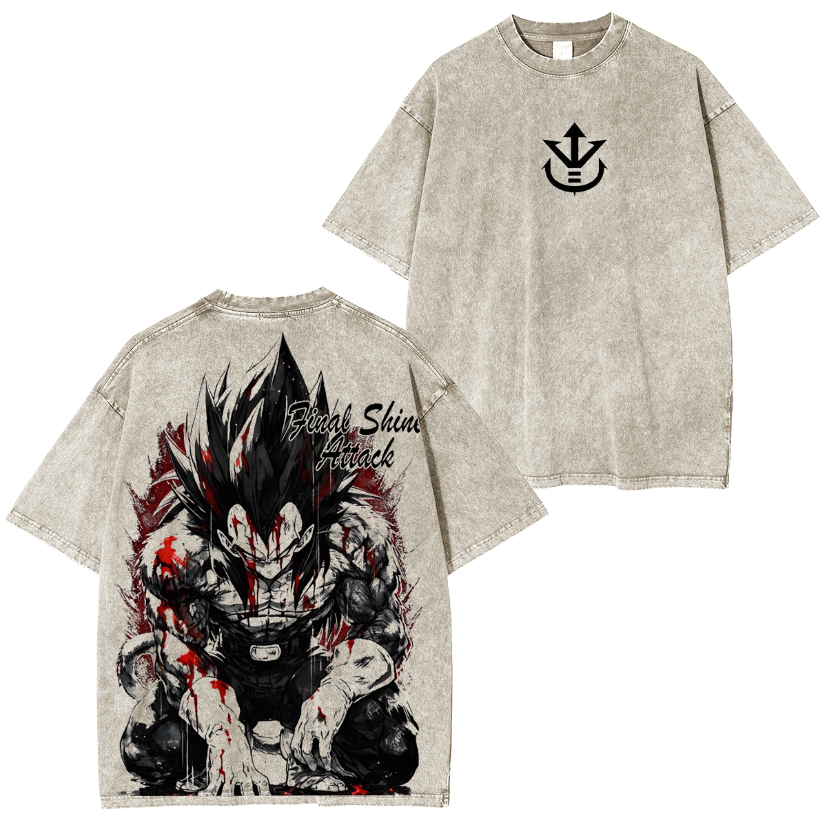 Dragon Ball Z Anime Washed T-shirt