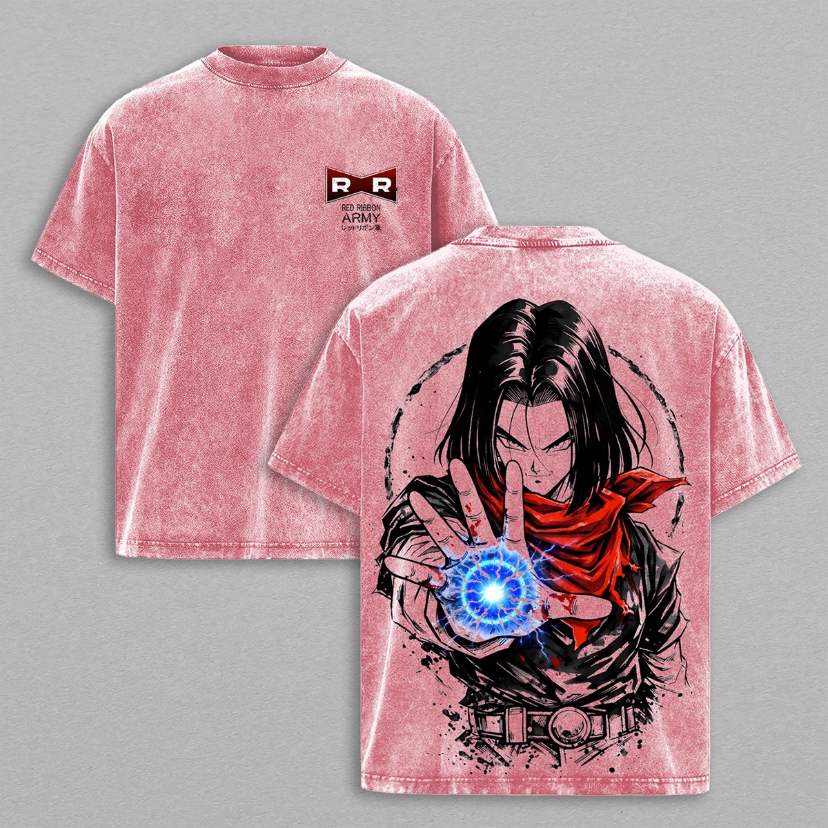 Future Android 17 Washed T-shirt/Crewneck/Hoodie