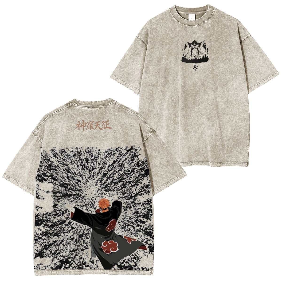 Yahiko Pain Anime Naruto Uchiha Vintage  T-Shirt