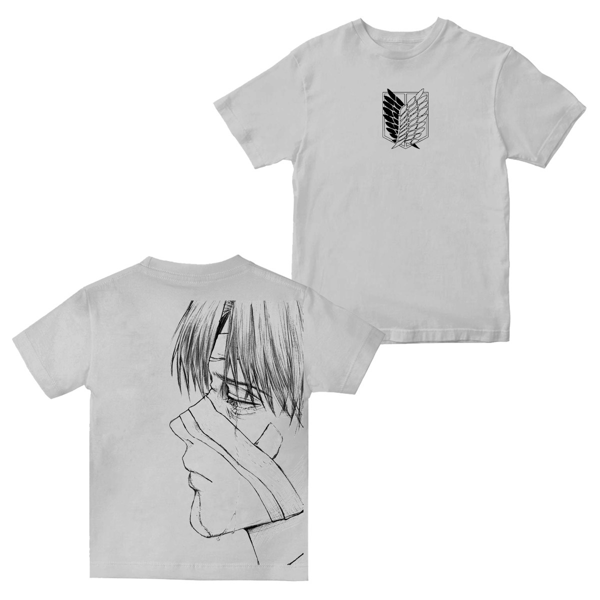 Attack on Titan Vintage Washed T-shirts / Cotton T-shirts