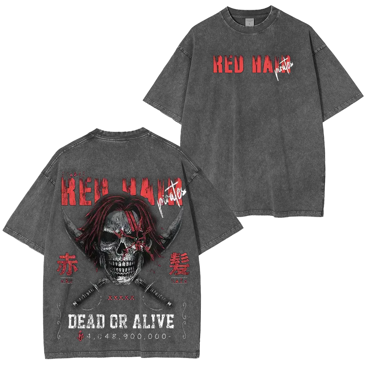 One Piece Oversized Washed T-Shirt