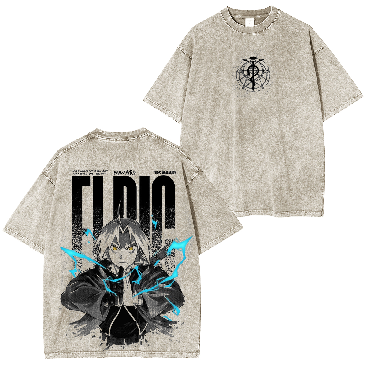 Fullmetal Alchemist Washed T-shirt/Crewneck/Hoodie