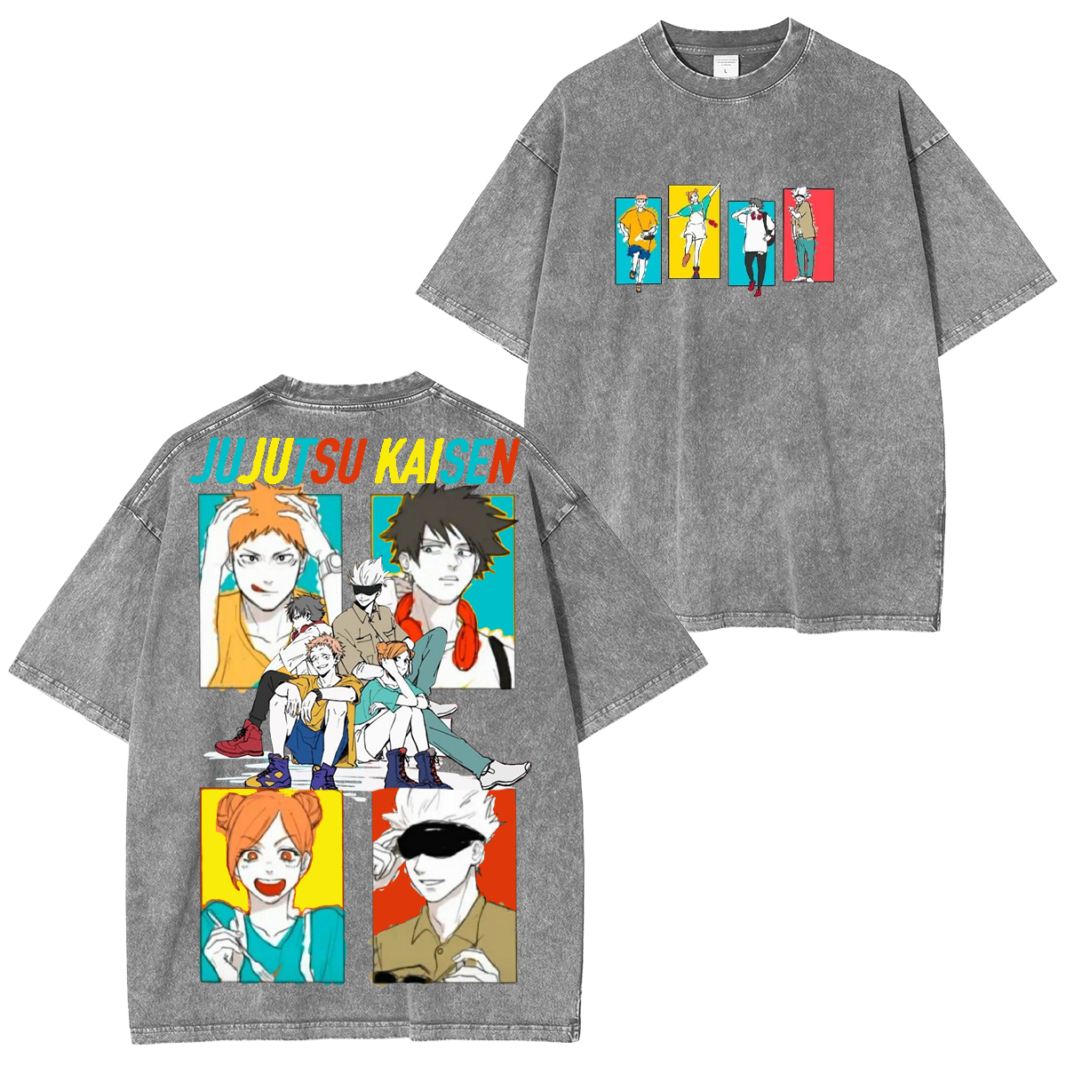 Jujutsu Kaisen A168 Camisetas que todos quieren tene Vintage washed T-shirt/Crewneck/Hoodie