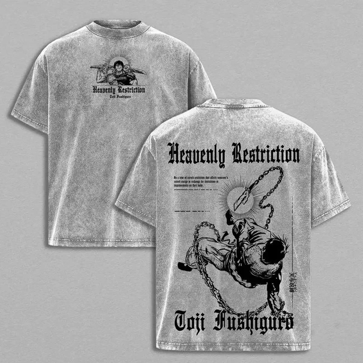 Manga Jujutsu Kaisen Fushiguro Washed T-shirt/Crewneck/Hoodie