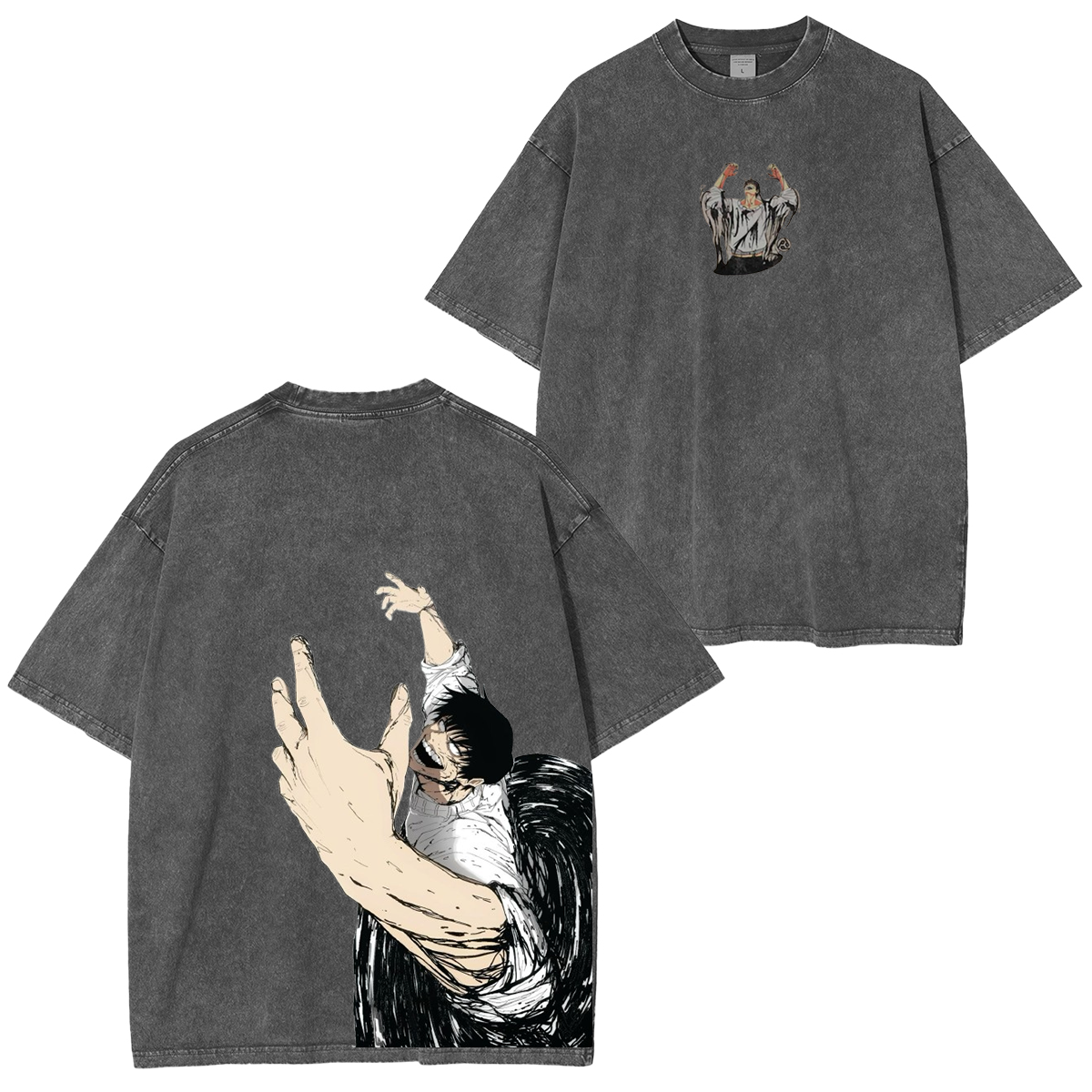 Toji Fushiguro Jujutsu kaisen Unisex Washed T-Shirt