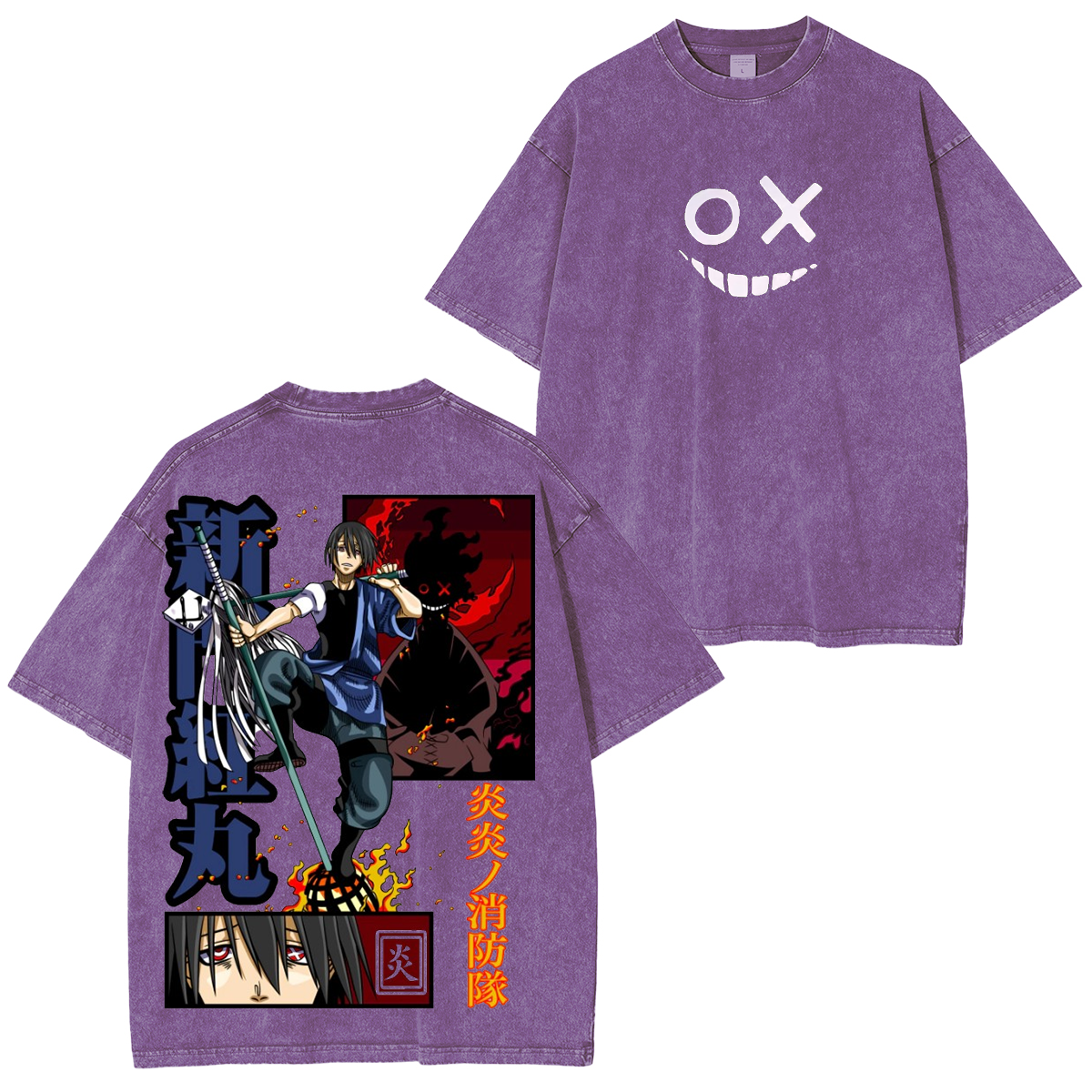 Fire Force Company 7 Unisex Washed T-Shirt