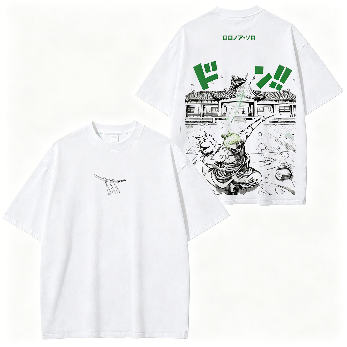 Roronoa Zoro x Sutori One Piece Oversize Unisex Shirts/Crewneck/Hoodie