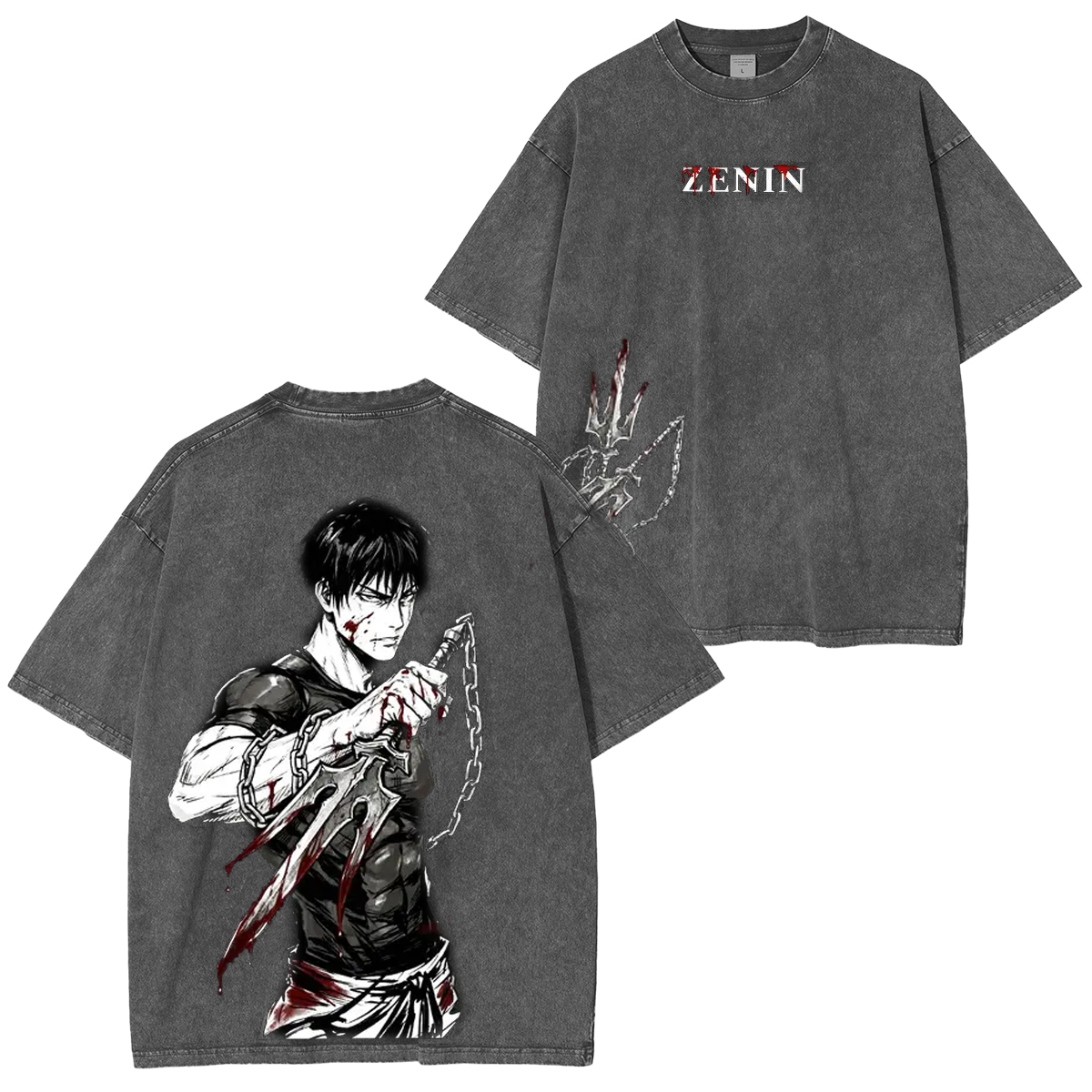 Jujutsu Kaisen  Anime Washed T-shirt