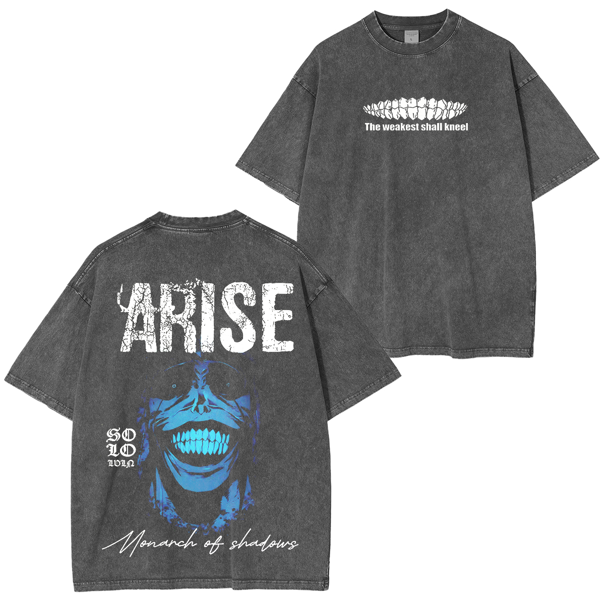 Solo Leveling Anime Washed T-shirt