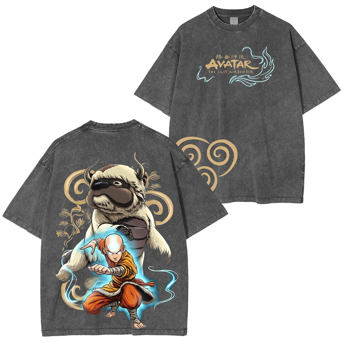 Avatar: The Last Airbender Anime Washed T-shirt