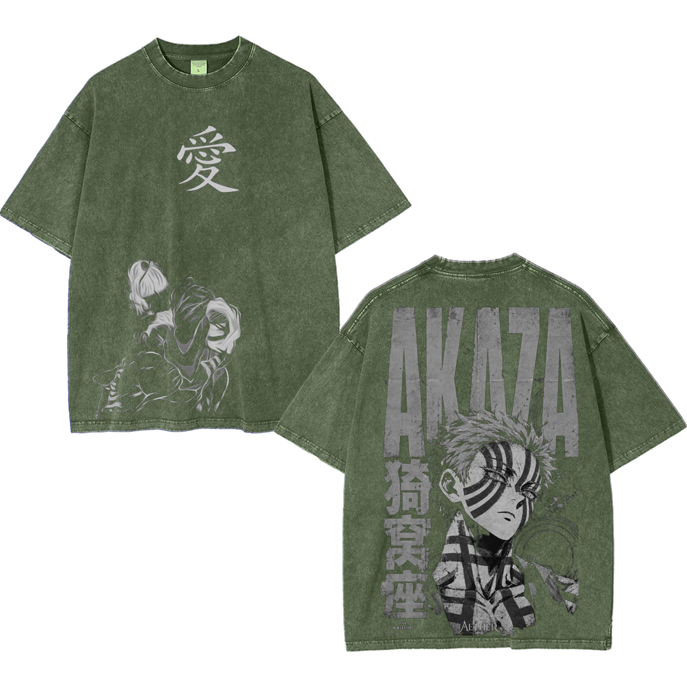 Demon Slayer Anime Washed T-shirt/Crewneck/Hoodie