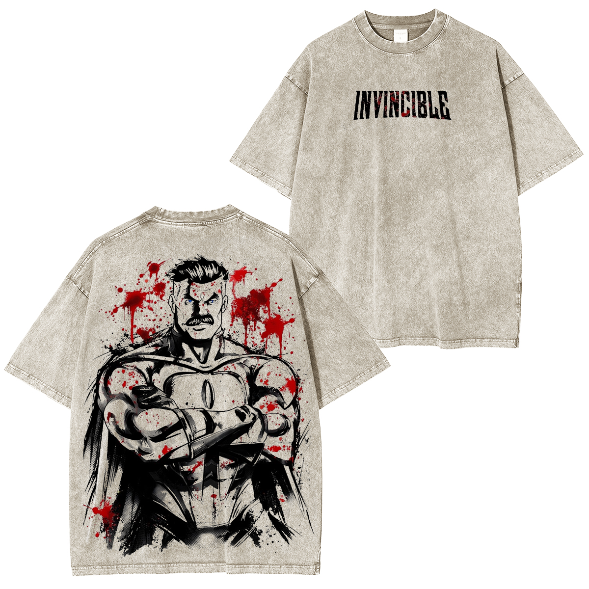 Invincible Washed T-shirt/Crewneck/Hoodie