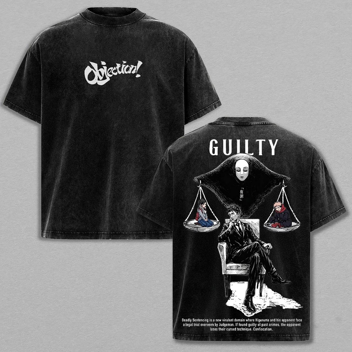 Jujutsu Kaisen Vintage Washed T-shirt/Crewneck/Hoodie