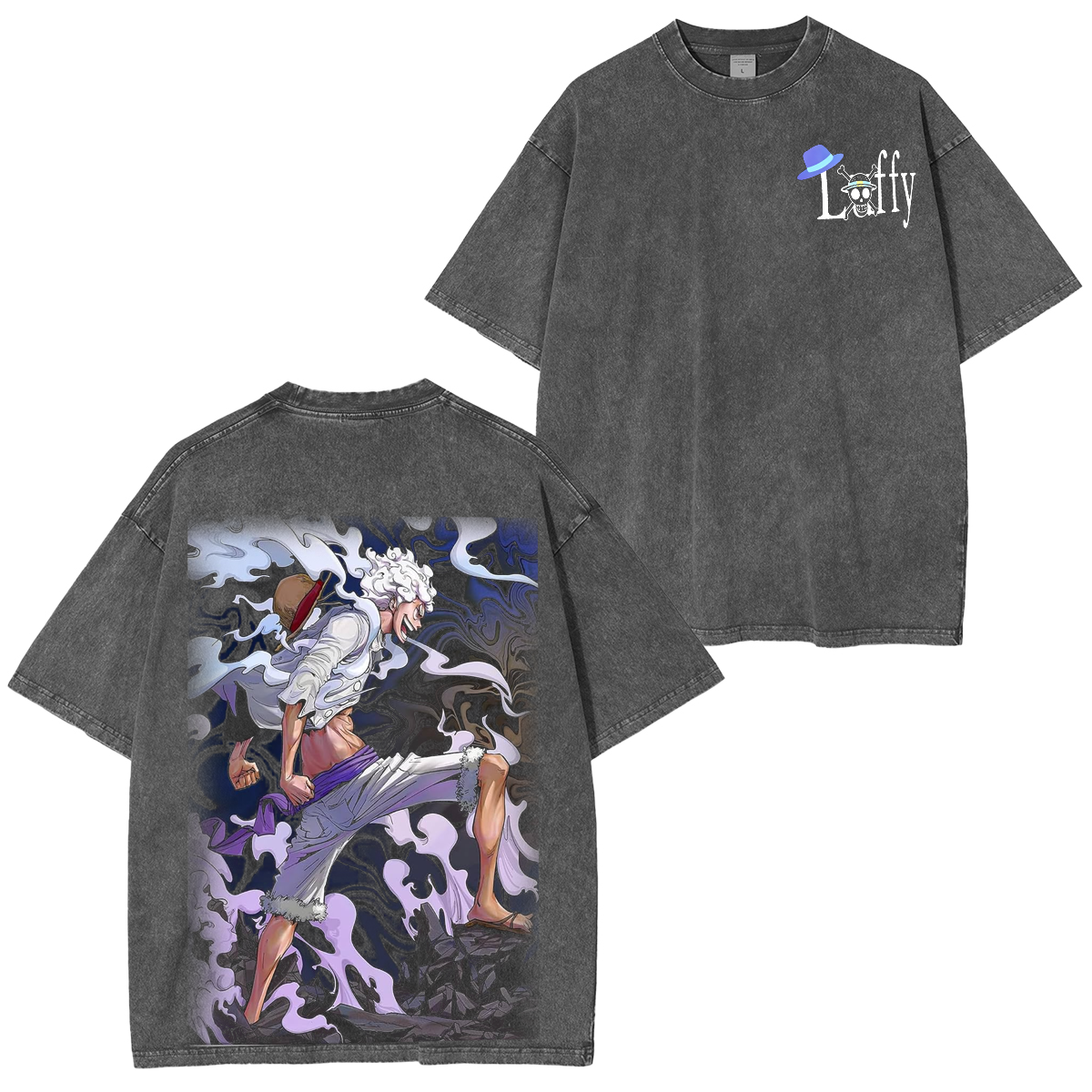 One Piece Anime Washed T-shirt/Hoodie
