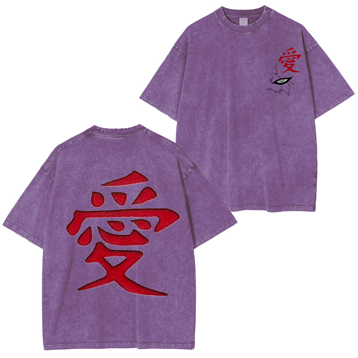 Naruto Oversized Unisex Washed T-Shirt