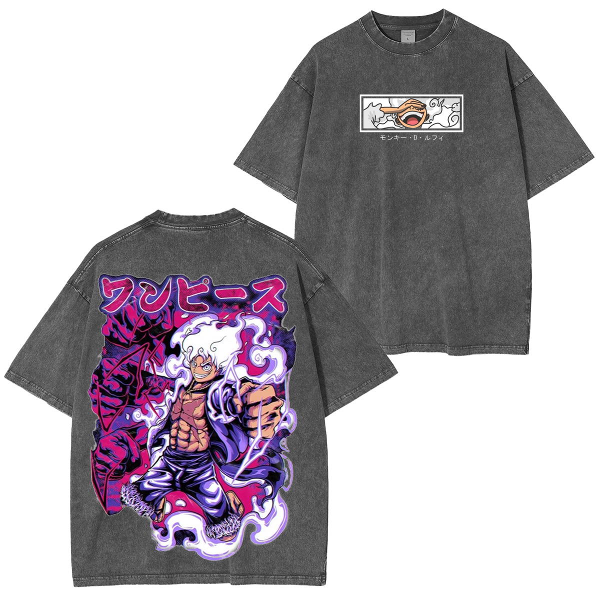 One Piece Anime Unisex Washed T-shirt/Hoodie