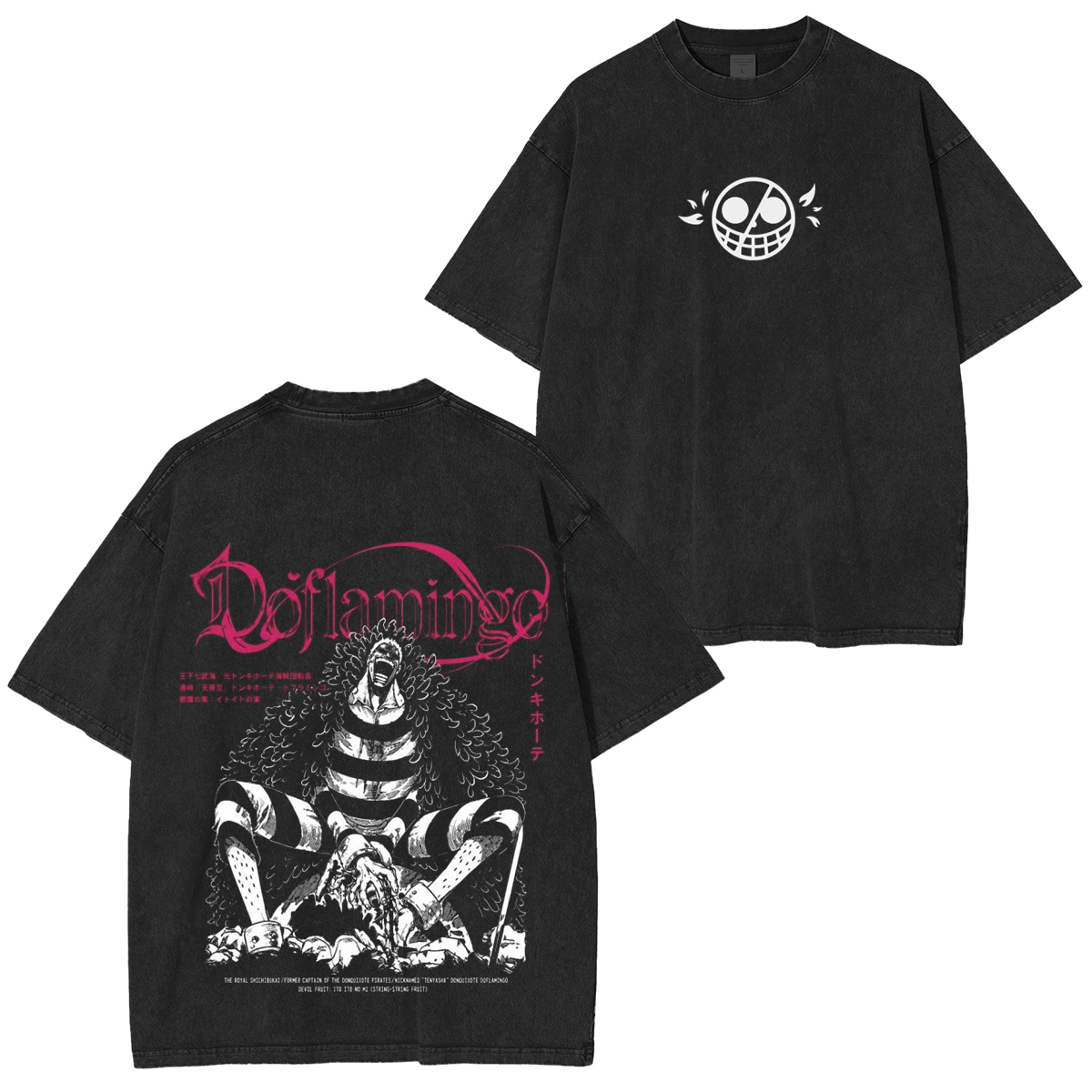 Anime One Piece Vintage washed T-shirt/Crewneck/Hoodie