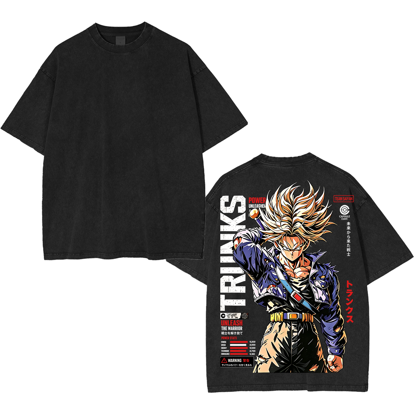 Dragon Ball Vintage Unisex  Washed T-Shirt