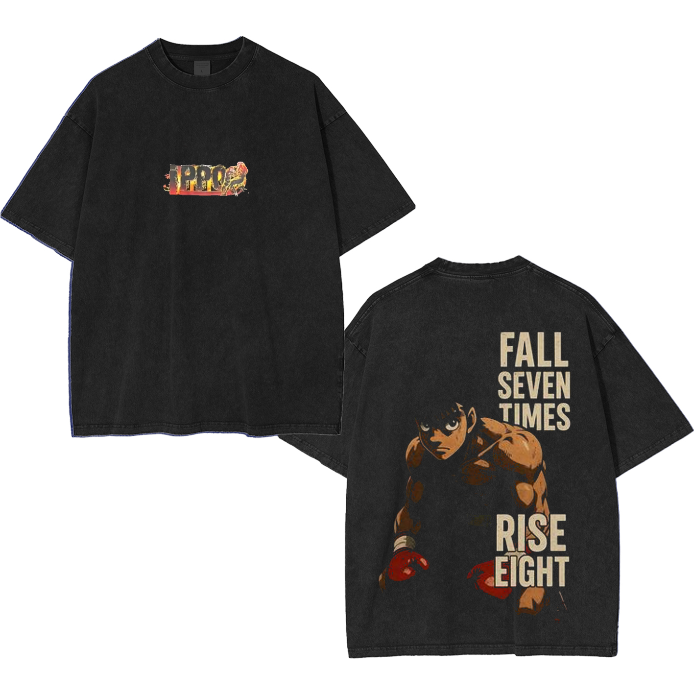 Hajime No Ippo Anime Unisex  Washed T-Shirt