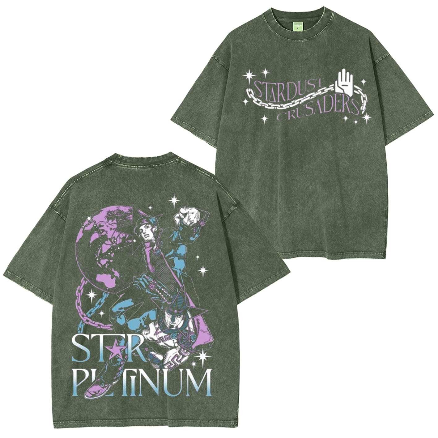 Jojo Unisex Washed T-Shirt