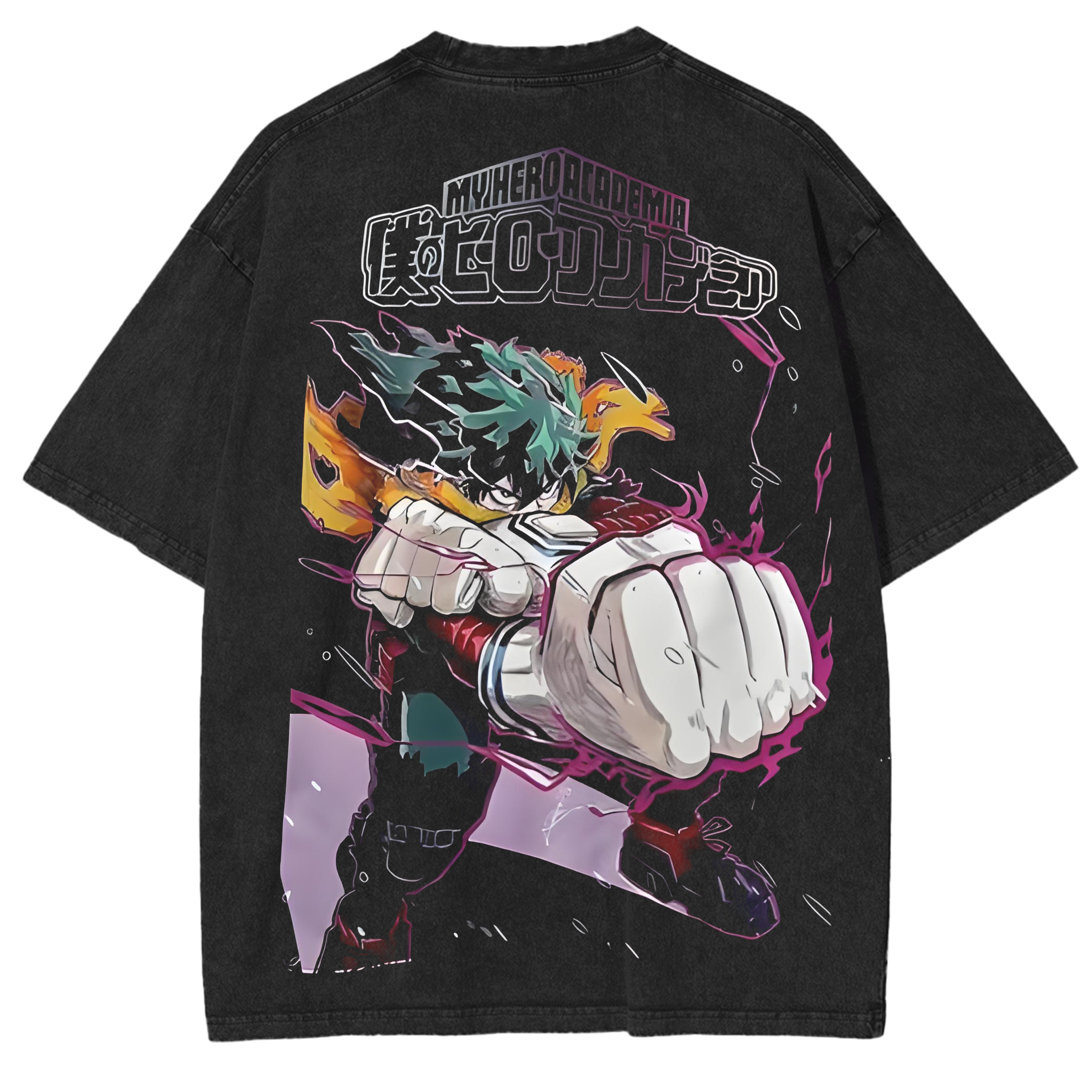 My Hero Academia Washed Shirts