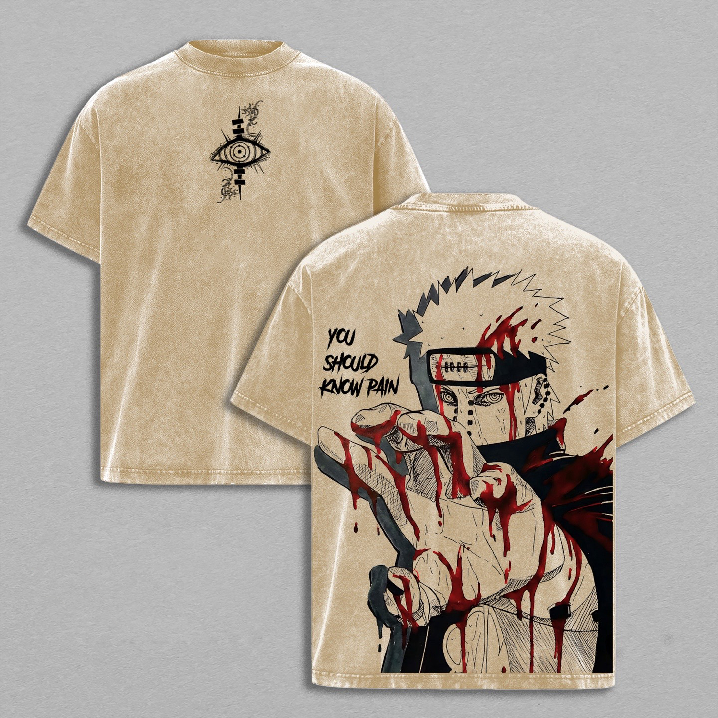 Akaza,Demon Slayer Vintage Tee