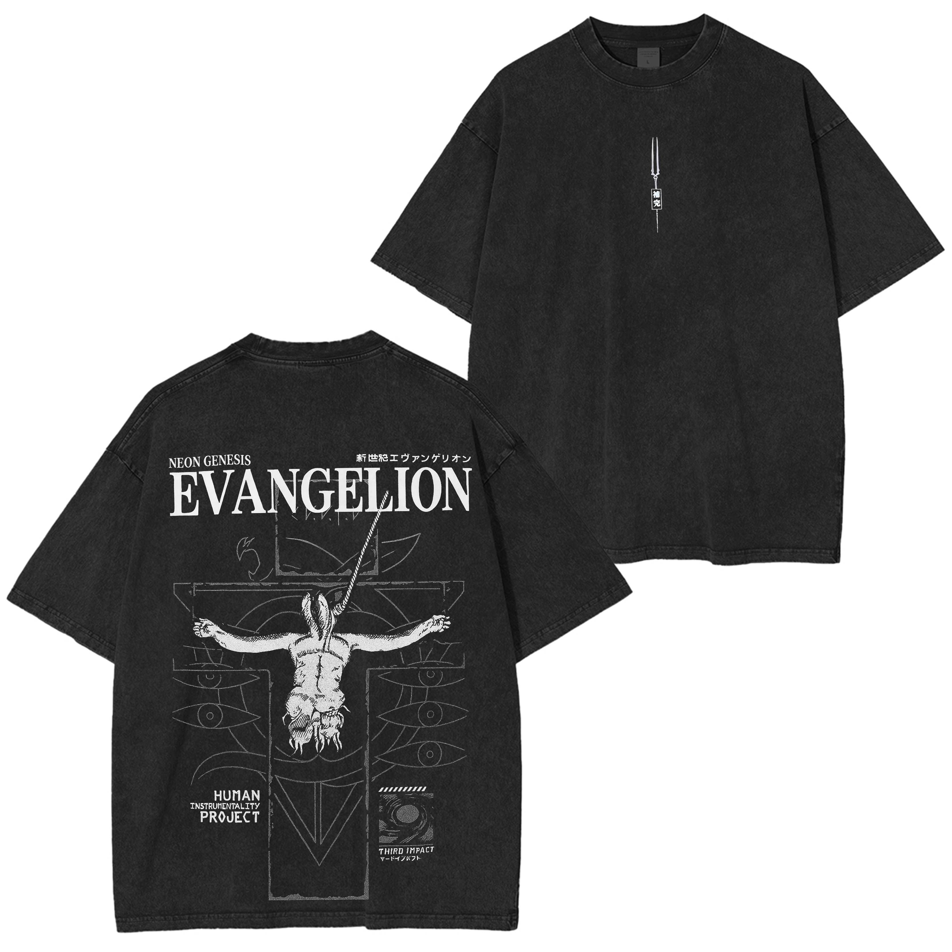 Camisa Lilith ACID WASH - Neon Genesis Evangelion T-Shirts