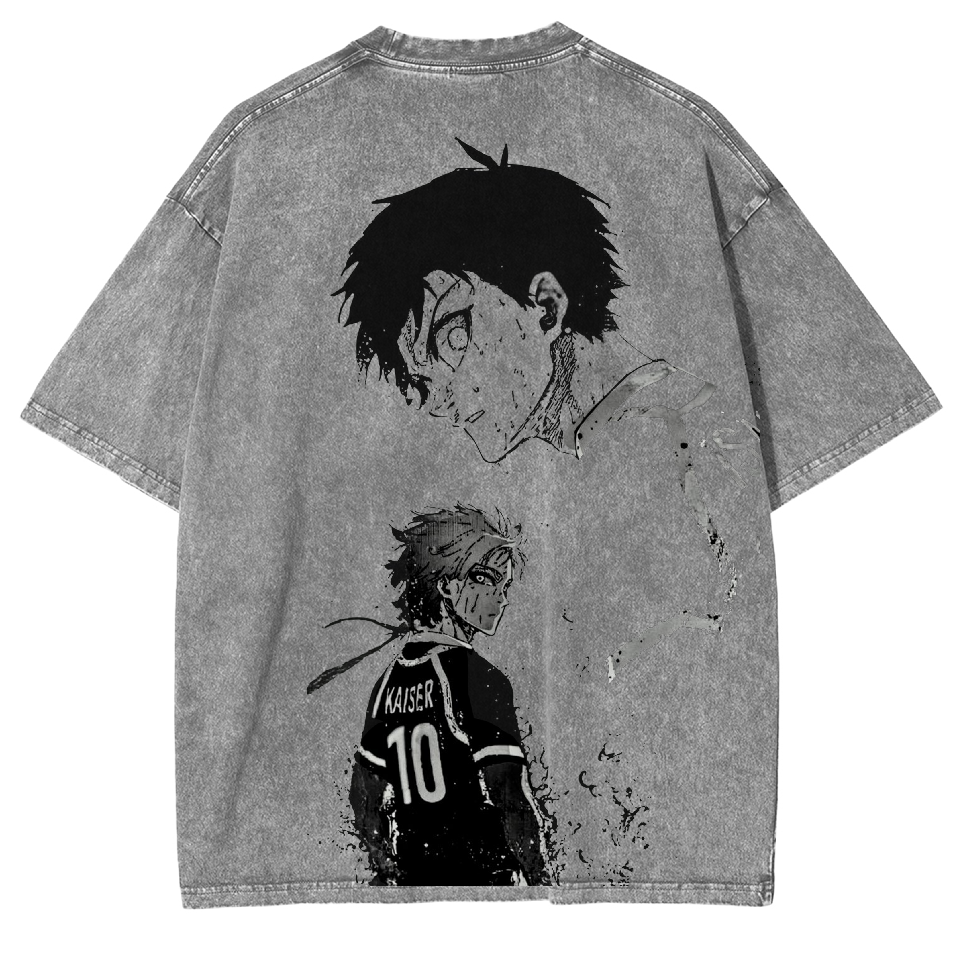 Blue Lock Anime Unisex Washed T-Shirt