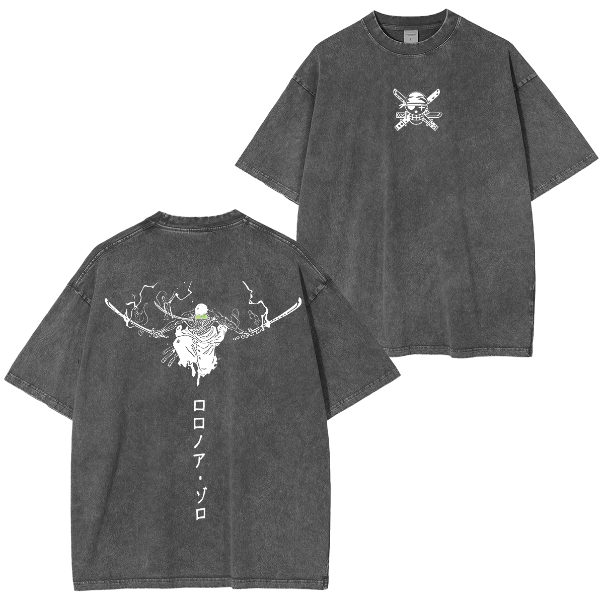 One Piece Japanese-style anime pure cotton short-sleeve T-shirt