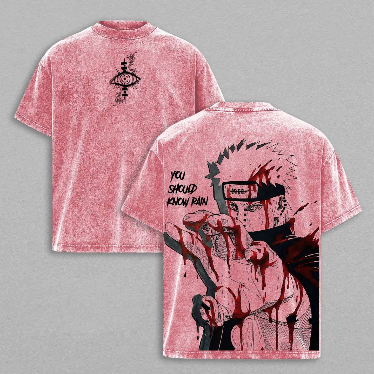 Akaza,Demon Slayer Vintage Tee