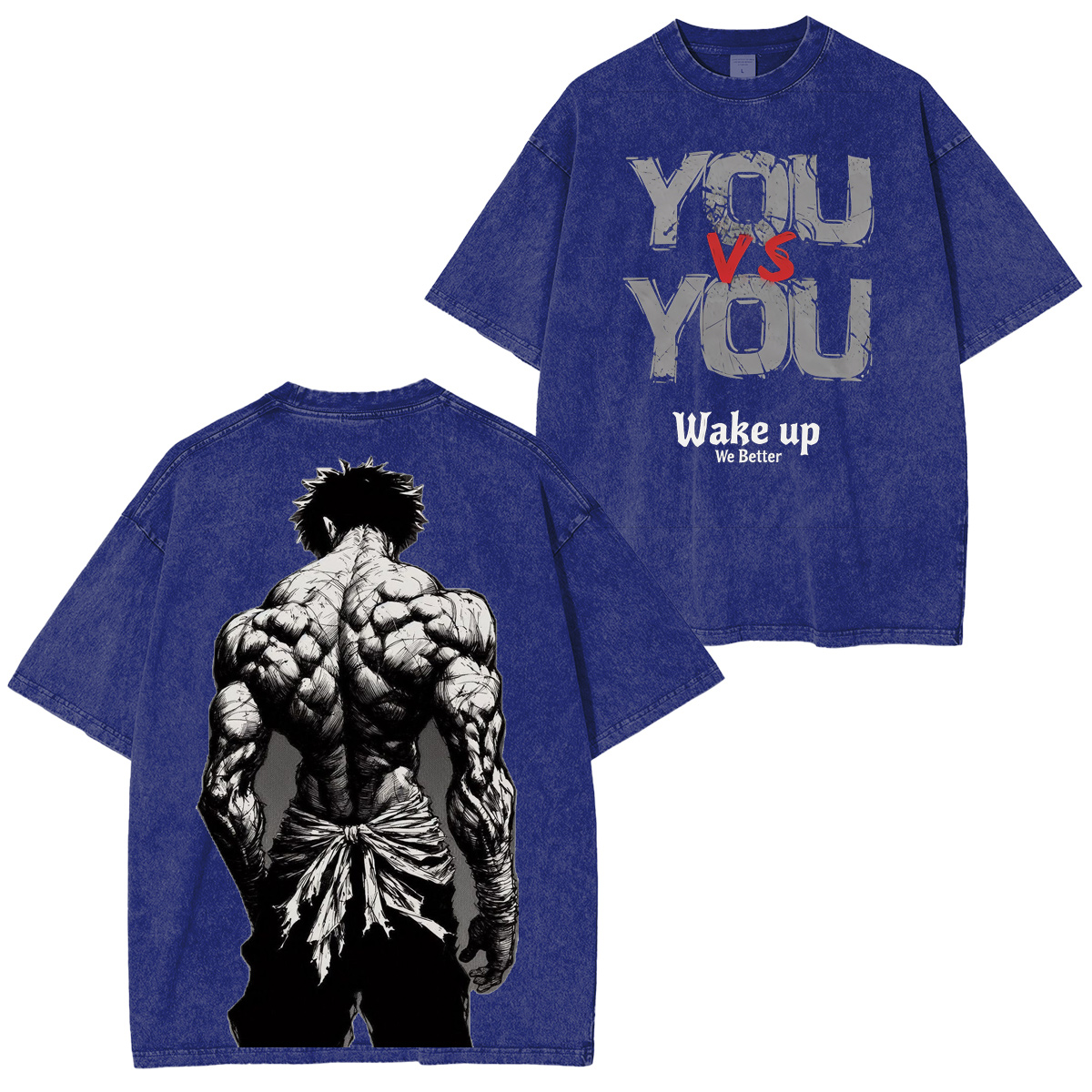  Baki the Grappler Vintage washed T-shirt/Crewneck/Hoodie