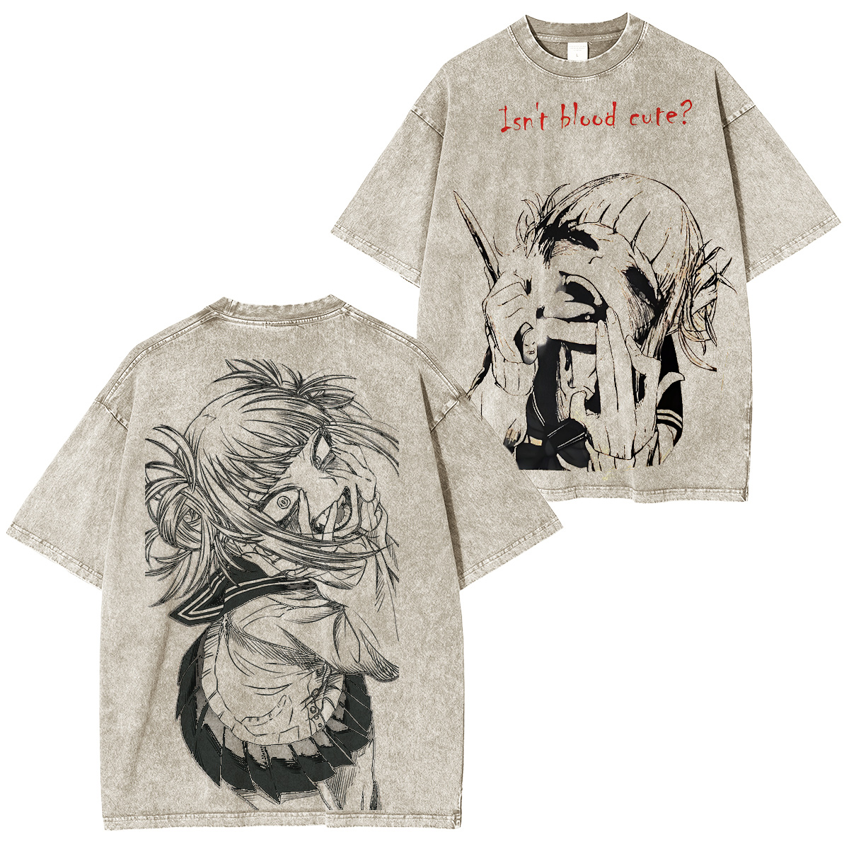 My Hero Academia Vintage washed T-shirt/Crewneck/Hoodie