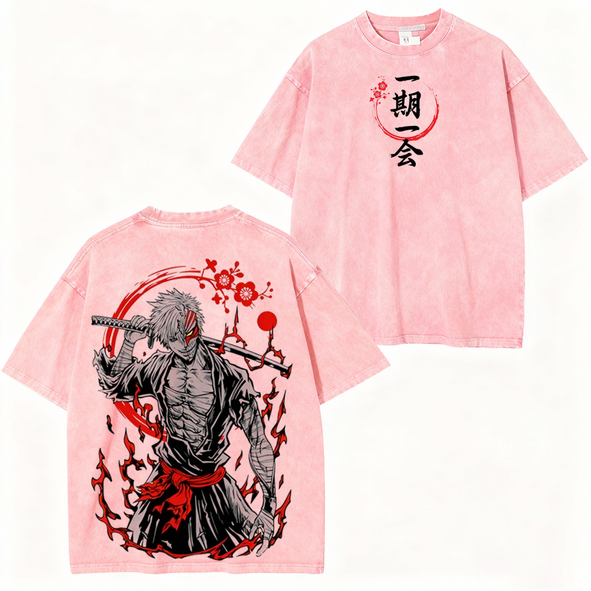  Bleach  :chigo Kurosaki Vintage washed T-shirt/Crewneck/Hoodie