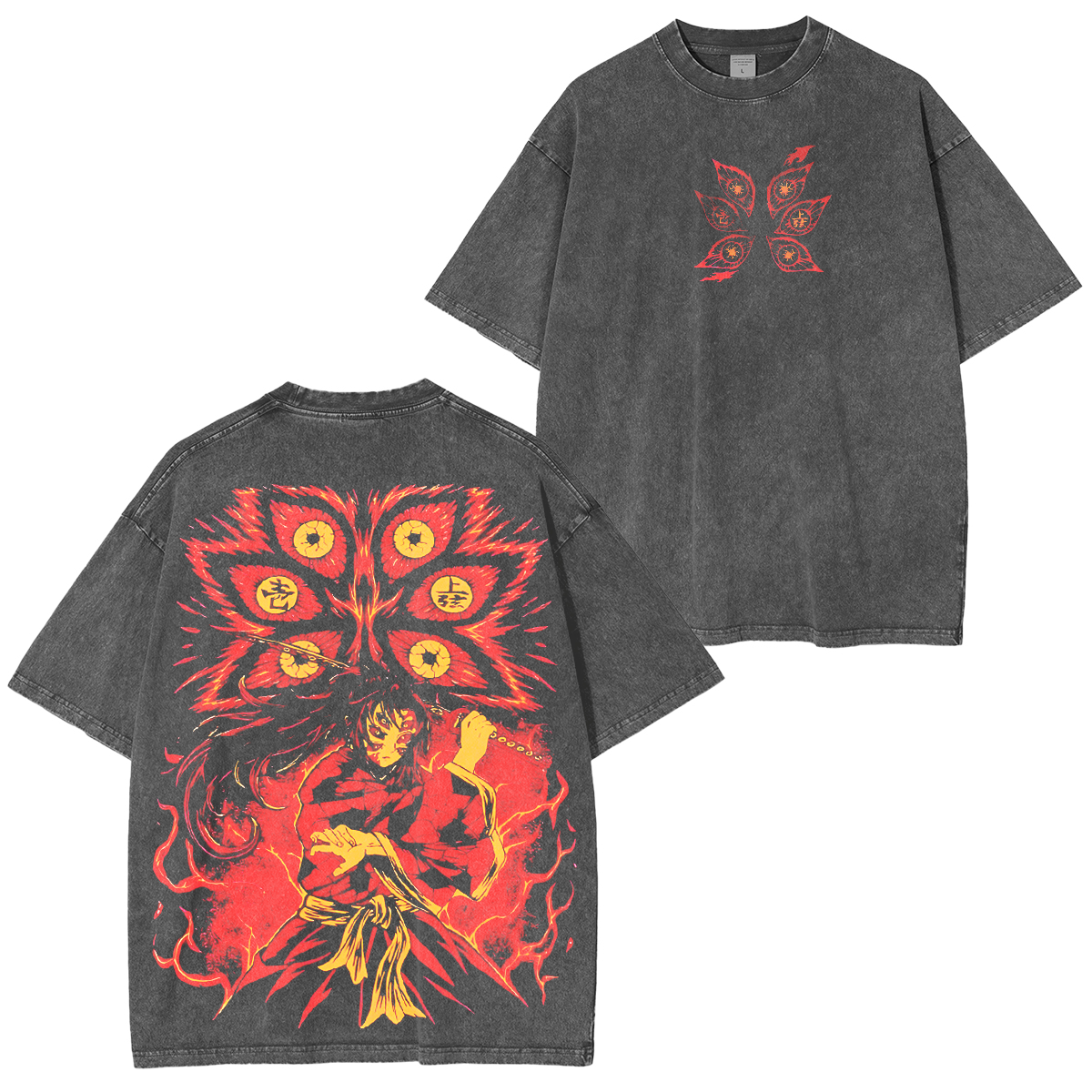 Demon Slayer Vento Vintage Oversized T-Shirt