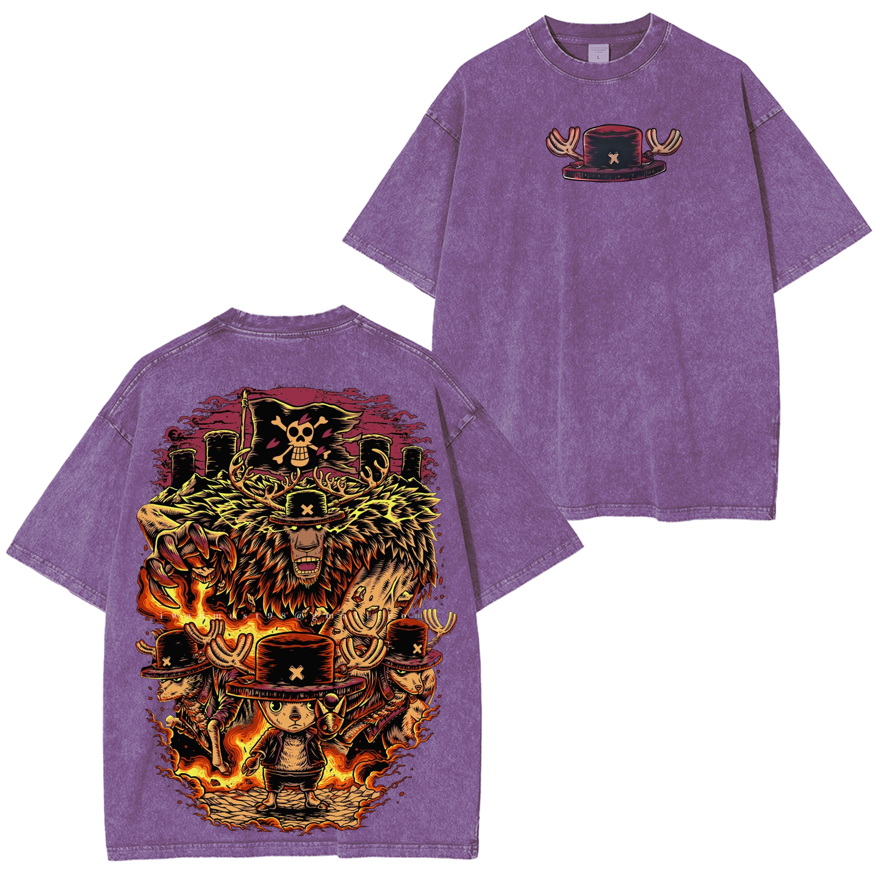 One Piece Chopper Anime Vintage T-Shirt