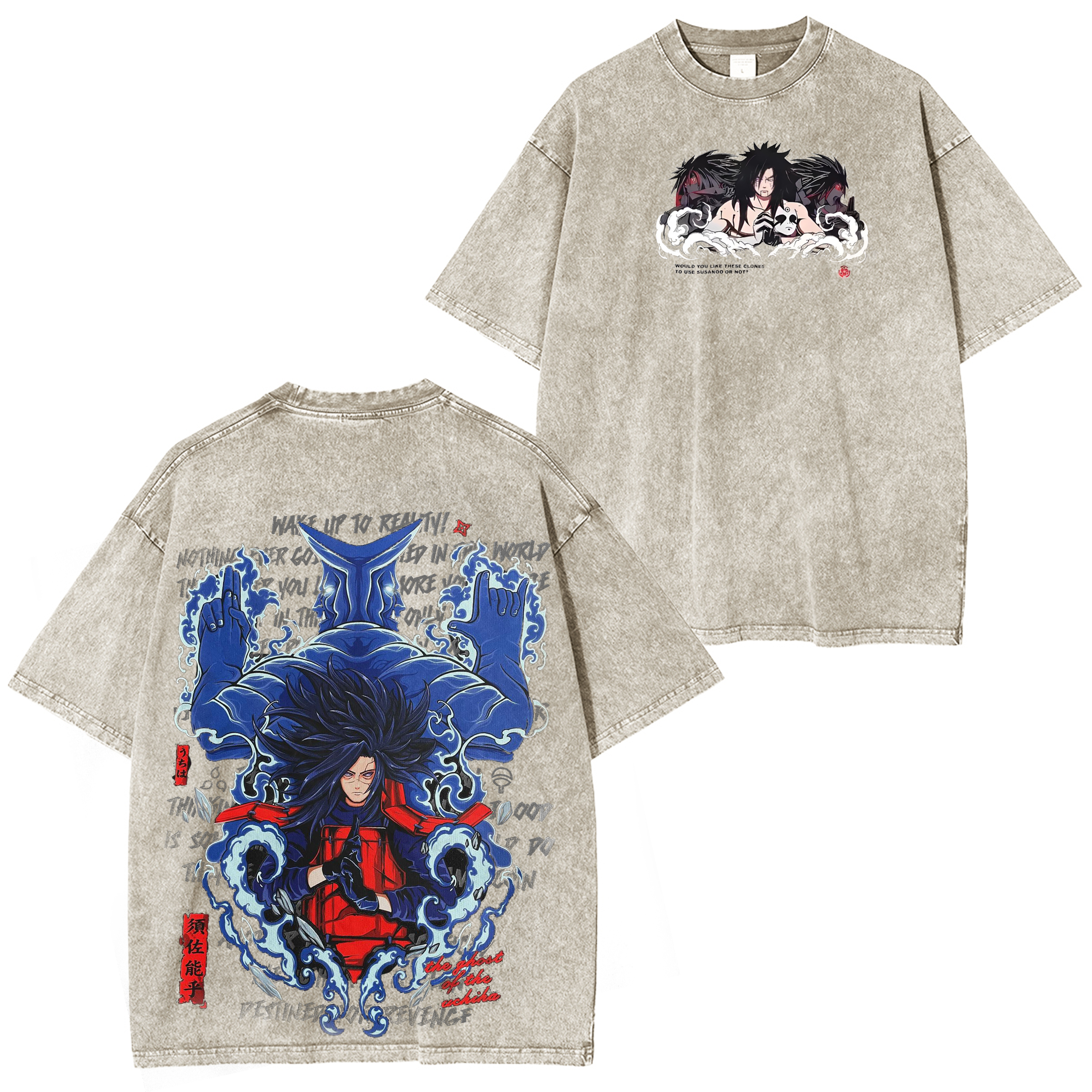 Madara Uchiha Susanoo Anime Vintage Tee