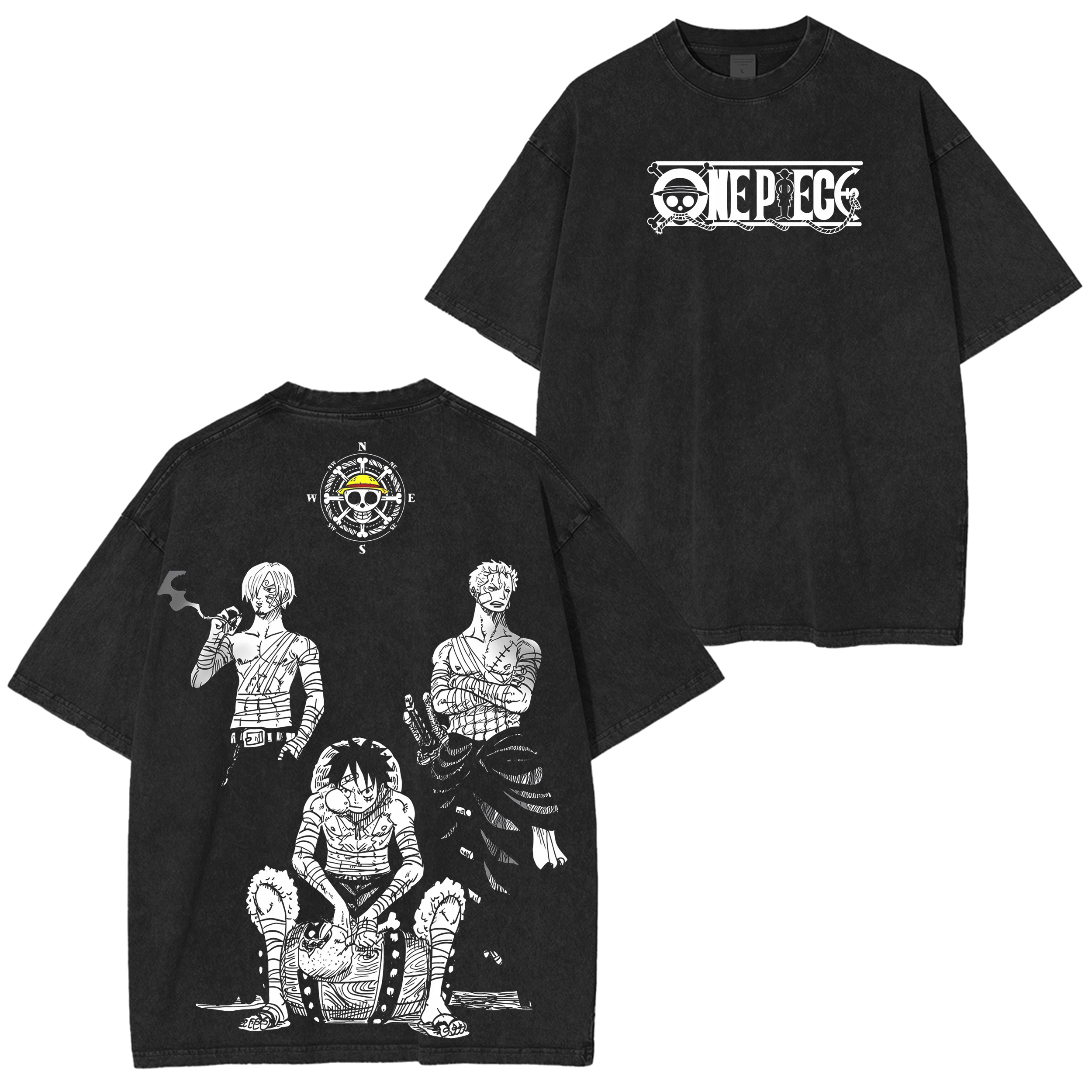 One Piece - Monster Trio Oversized T-Shirt