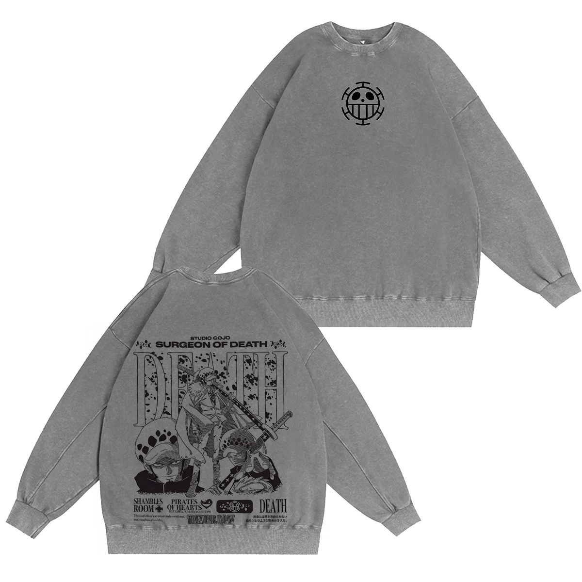 One Piece Vintage washed T-shirt/Crewneck/Hoodie