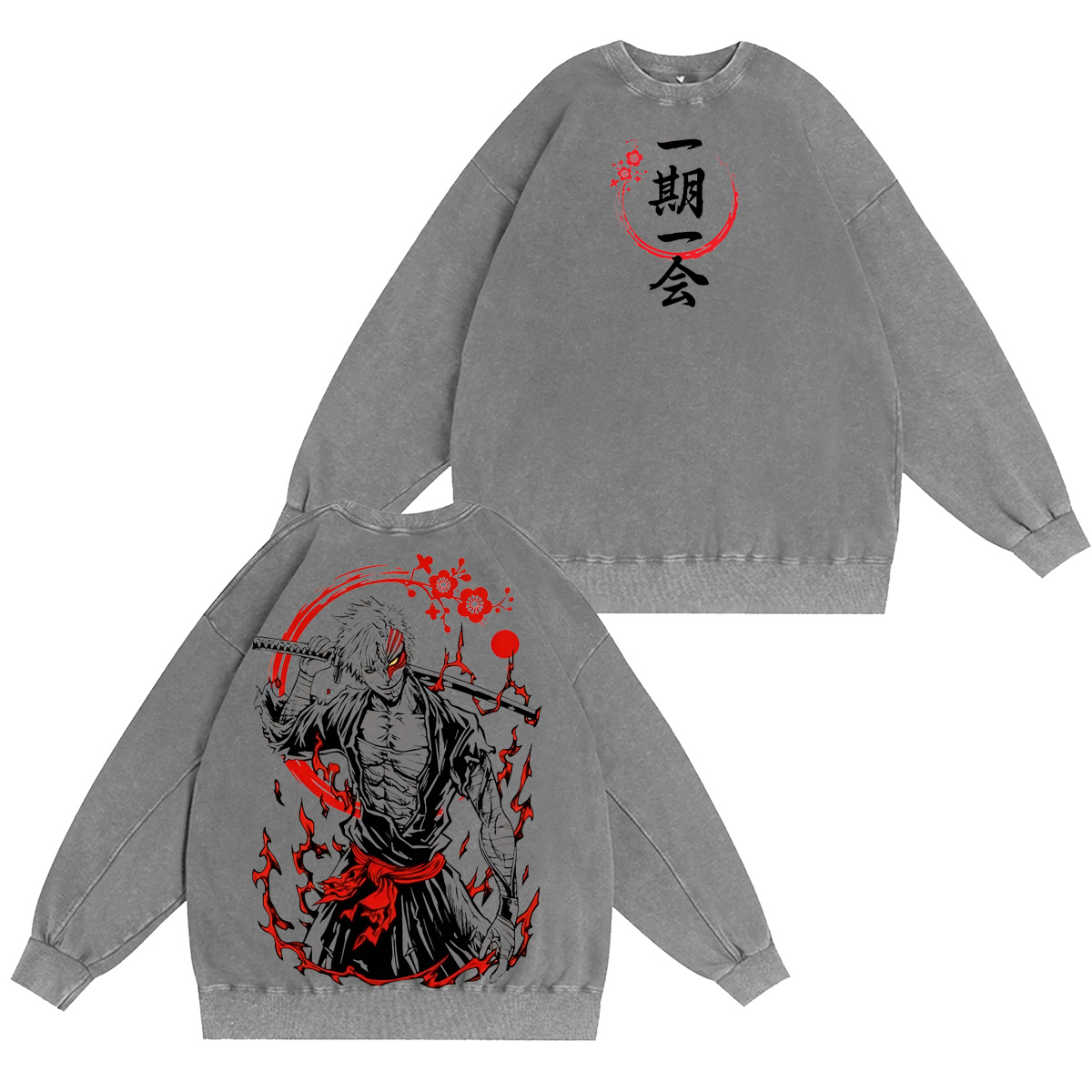  Bleach  :chigo Kurosaki Vintage washed T-shirt/Crewneck/Hoodie