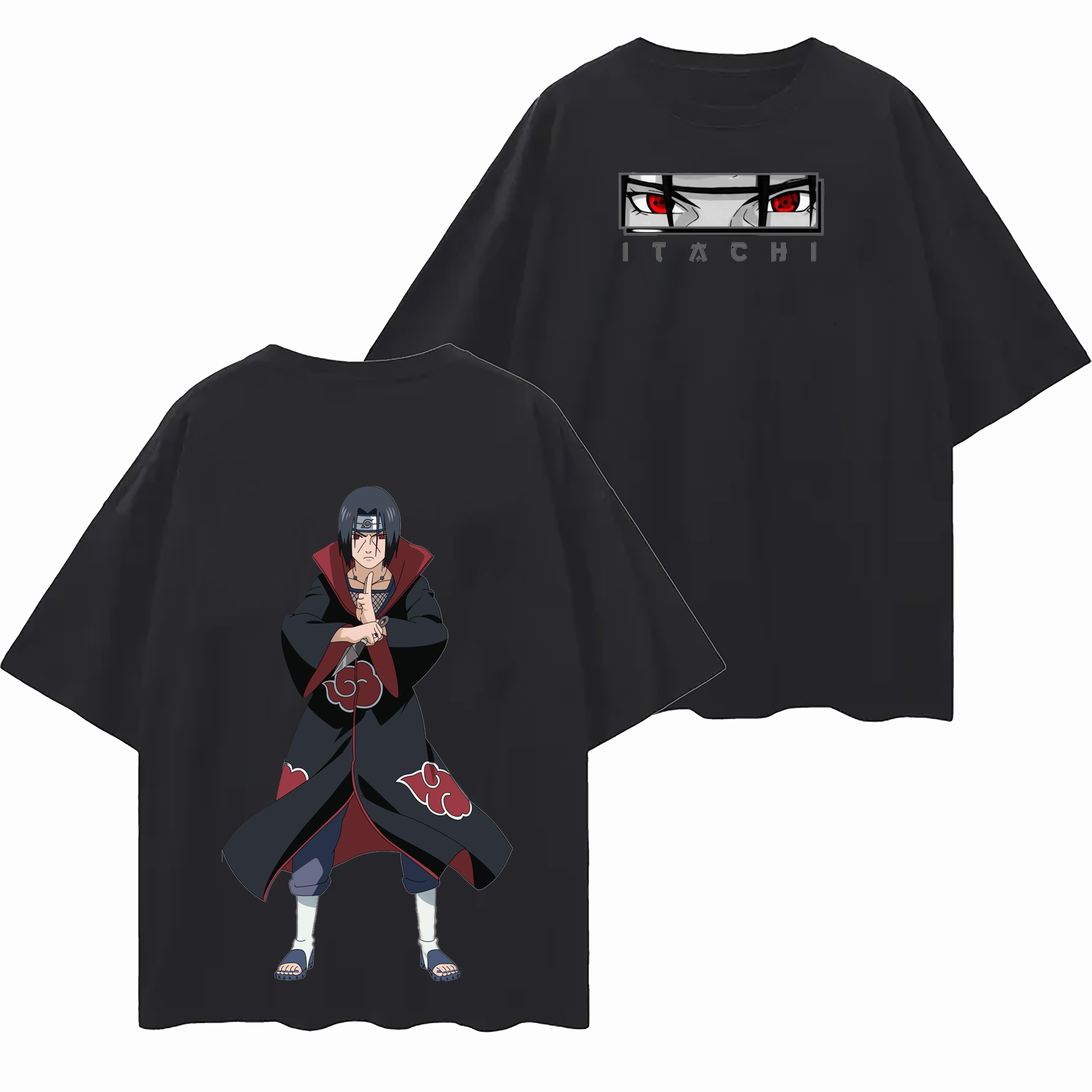Itachi Uchiha-Naruto Unisex Washed T-Shirt