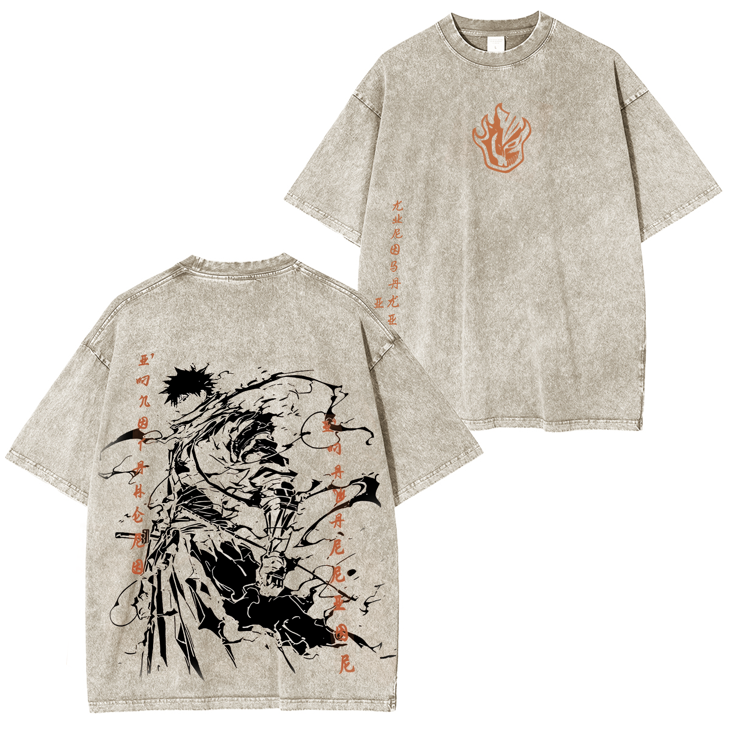 BLEACH Vintage Unisex Washed T-Shirt