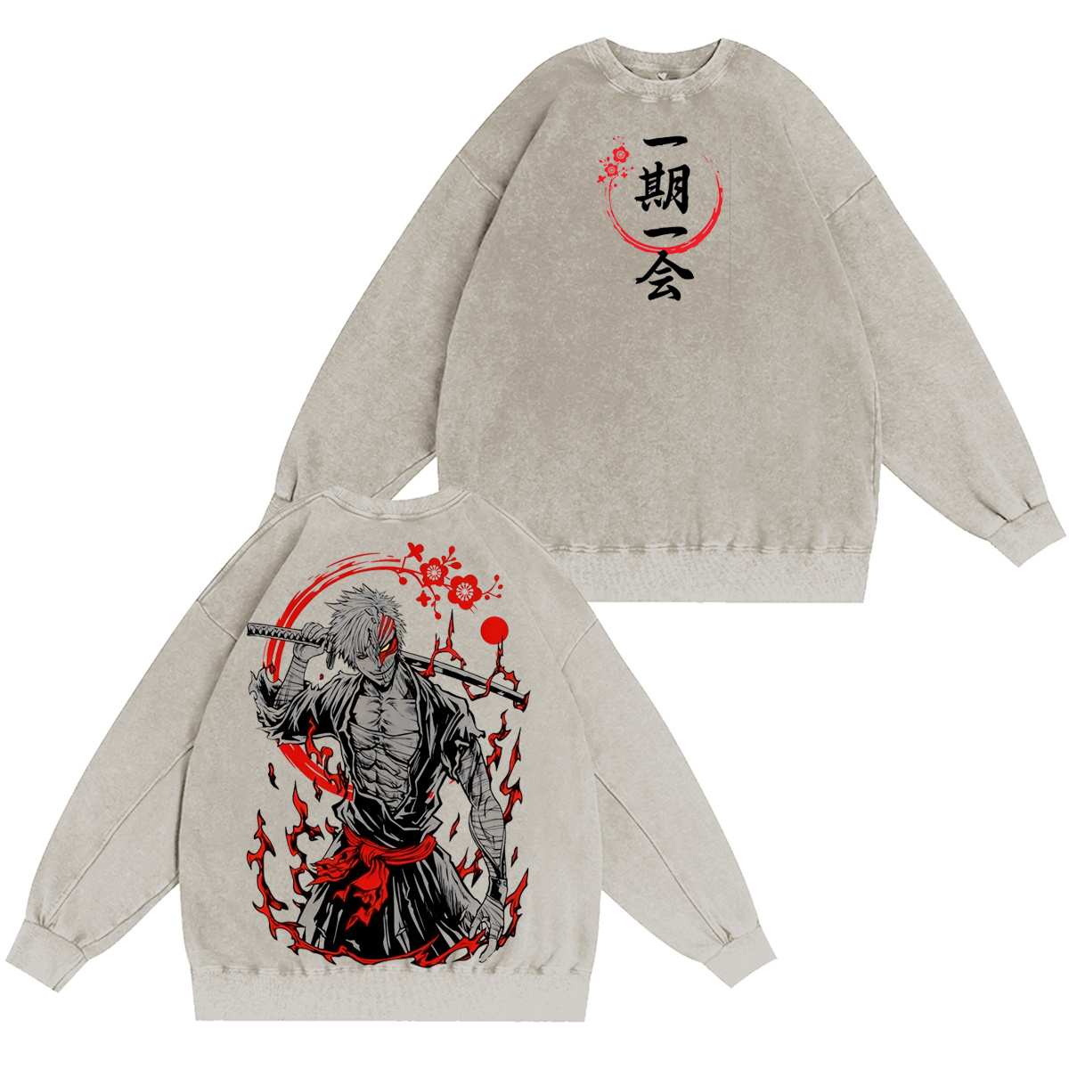  Bleach  :chigo Kurosaki Vintage washed T-shirt/Crewneck/Hoodie