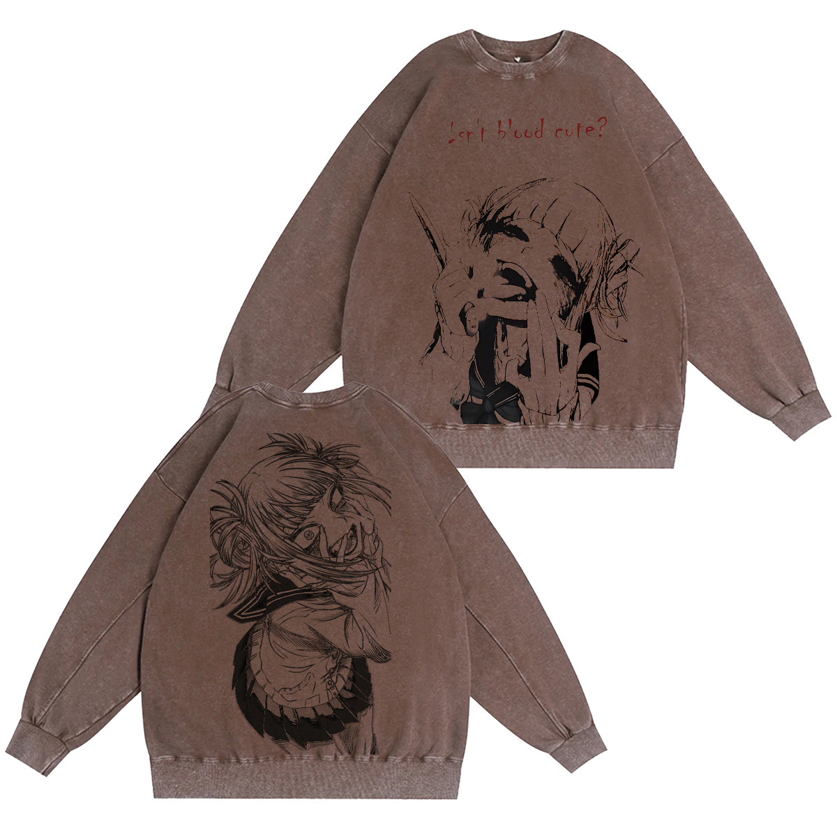 My Hero Academia Vintage washed T-shirt/Crewneck/Hoodie