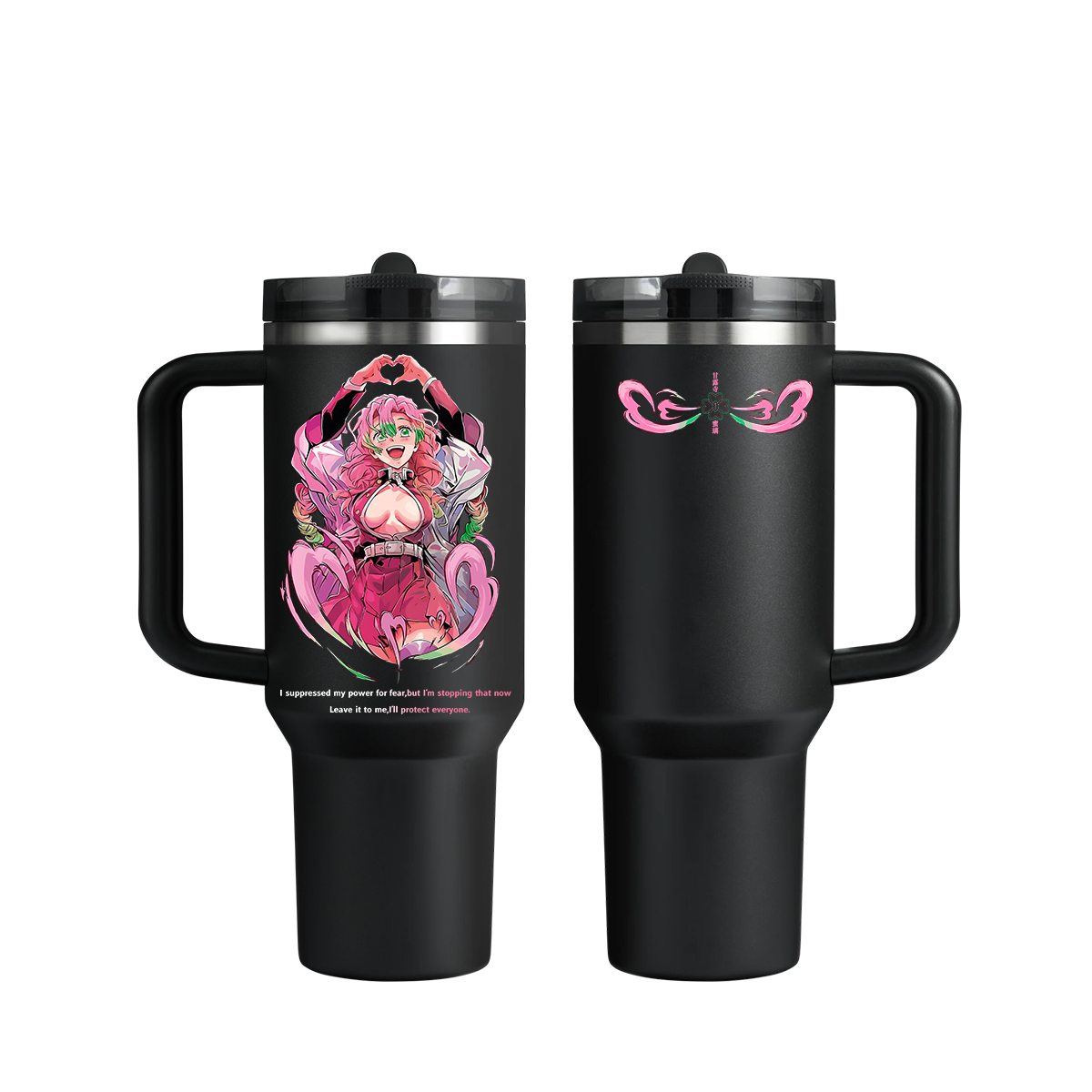 Demon Slayer Anime Flip Straw Tumbler